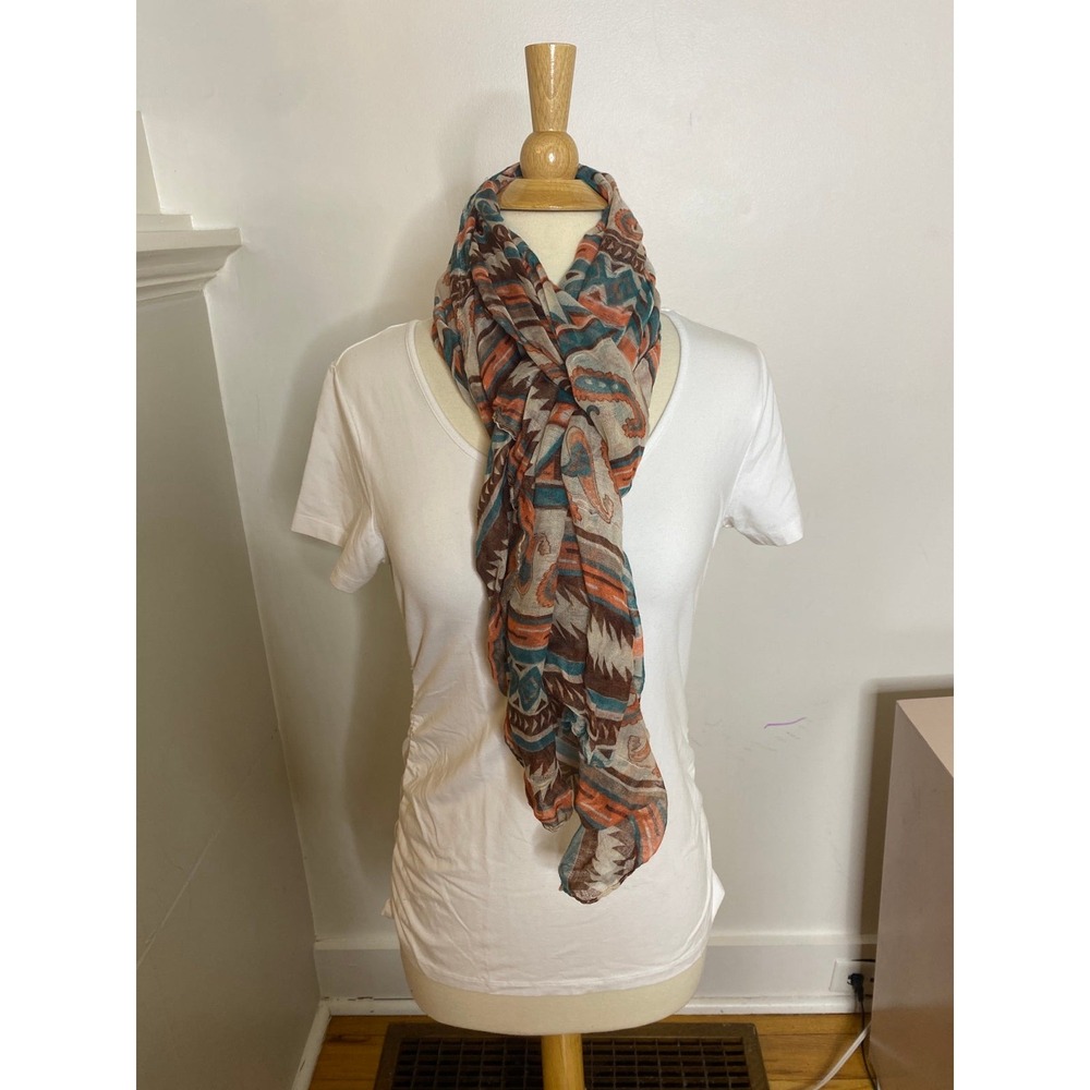 Printed Paisley Scarf